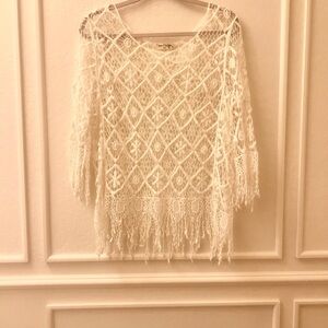 Bear Dance White Lace Tunic
